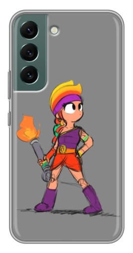 Чехол с печатью "Amber с факелом" для Samsung Galaxy S22 Plus