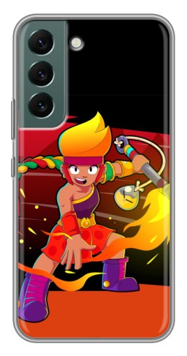 Силиконовый чехол с изображением "Амбер в дуэли" для Samsung Galaxy S22 Plus