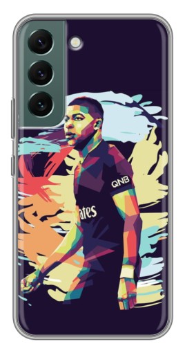 Чехол с картинкой "ART Mbappe" для Samsung Galaxy S22 Plus