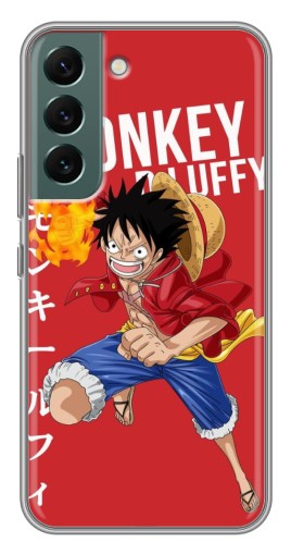 Чехол с печатью "Атакующий D Luffy" для Samsung Galaxy S22 Plus