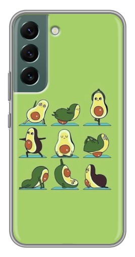 Чехол с принтом "Авокадо Йога" для Samsung Galaxy S22 Plus