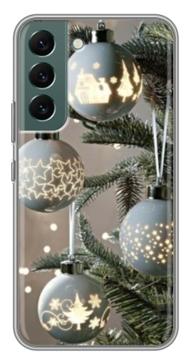 Чехол с принтом "Белые шары " для Samsung Galaxy S22 Plus
