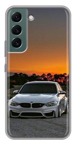 Чехол с принтом "BMW белая" для Samsung Galaxy S22 Plus