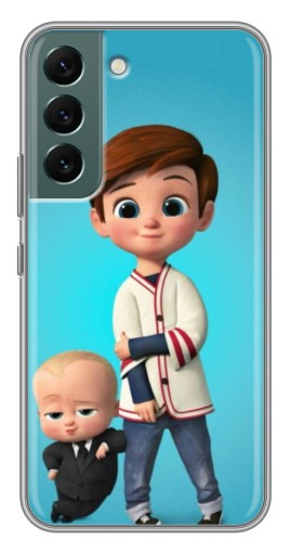 Чехол с принтом "Boss and Boy" для Samsung Galaxy S22 Plus