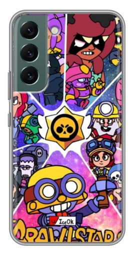 Силиконовый чехол с изображением "Brawl заставка" для Samsung Galaxy S22 Plus