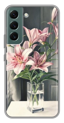 Силиконовый чехол с изображением "Букет лилии" для Samsung Galaxy S22 Plus