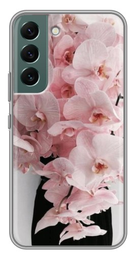 Чехол с картинкой "Букет орхидеи" для Samsung Galaxy S22 Plus