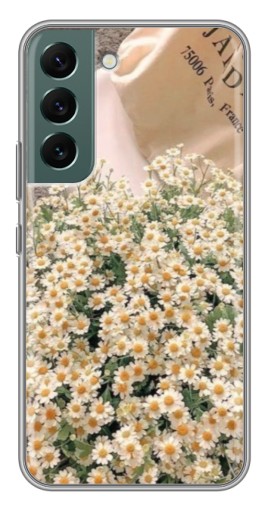 Чехол с принтом "Букет ромашек" для Samsung Galaxy S22 Plus
