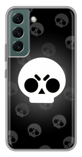 Чехол с картинкой "Череп" для Samsung Galaxy S22 Plus