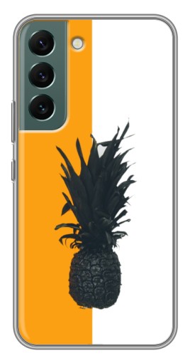 Чехол с картинкой "Черный Ананас" для Samsung Galaxy S22 Plus