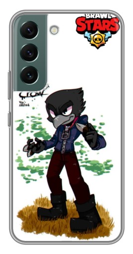 Чехол с принтом "Crow" для Samsung Galaxy S22 Plus