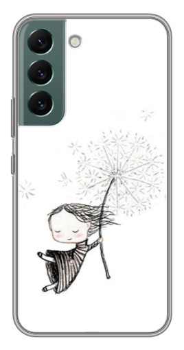 Чехол с печатью "Девочка с одуванчиком" для Samsung Galaxy S22 Plus