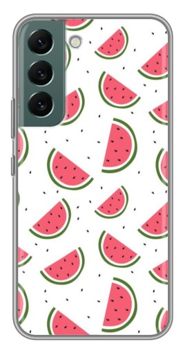 Чехол с картинкой "Дольки арбуза" для Samsung Galaxy S22 Plus