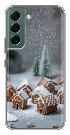 Чехол с принтом "Домики из пряников" для Samsung Galaxy S22 Plus