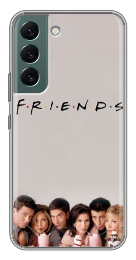 Чехол с печатью "Друзья первый сезон" для Samsung Galaxy S22 Plus