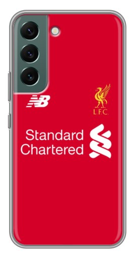 Чехол с принтом "Форма Liverpool" для Samsung Galaxy S22 Plus