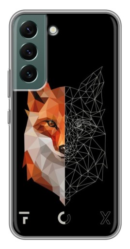 Чехол с картинкой "Fox" для Samsung Galaxy S22 Plus