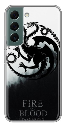 Чехол с печатью "Герб Таргариенов" для Samsung Galaxy S22 Plus