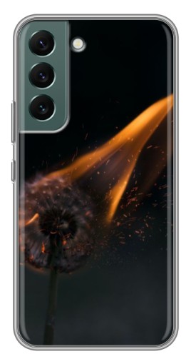 Чехол с принтом "Горящий одуванчик" для Samsung Galaxy S22 Plus