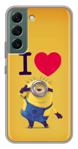 Чехол с принтом "I Love Minion" для Samsung Galaxy S22 Plus
