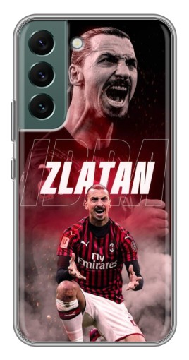 Силиконовый чехол с изображением "Ибра Златан" для Samsung Galaxy S22 Plus