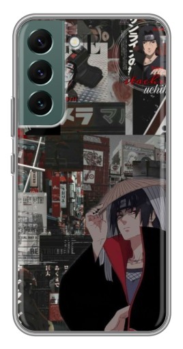 Чехол с принтом "Итачи комиксы" для Samsung Galaxy S22 Plus