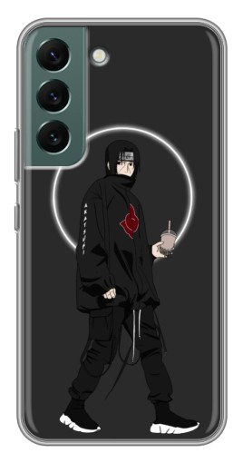 Чехол с печатью "Итачи с напитком" для Samsung Galaxy S22 Plus