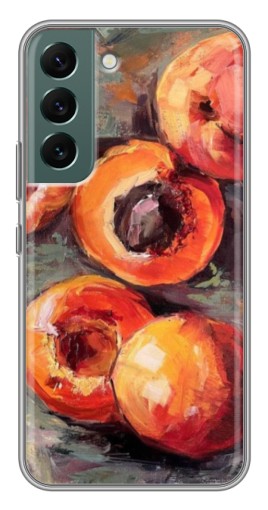 Чехол с картинкой "Картина персики" для Samsung Galaxy S22 Plus