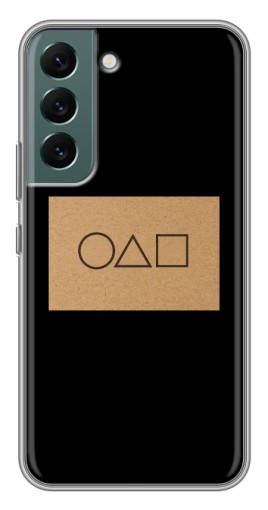 Чехол с картинкой "Карточка Кальмара" для Samsung Galaxy S22 Plus