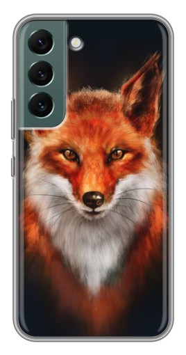 Силиконовый чехол с изображением "Красивая лиса" для Samsung Galaxy S22 Plus