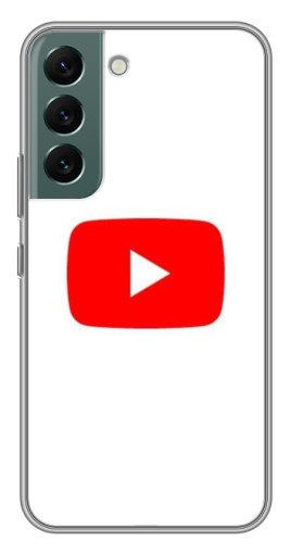 Чехол с картинкой "Красная кнопка" для Samsung Galaxy S22 Plus