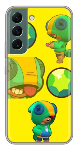 Чехол с печатью "Кристалл и Леон" для Samsung Galaxy S22 Plus