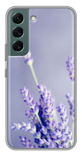 Чехол с картинкой "Лаванда вблизи" для Samsung Galaxy S22 Plus