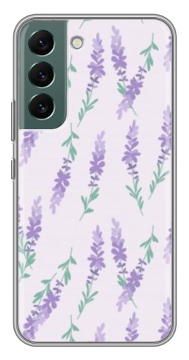 Силиконовый чехол с изображением "Лавандовый фон " для Samsung Galaxy S22 Plus