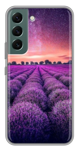 Чехол с картинкой "Лавандовое поле" для Samsung Galaxy S22 Plus