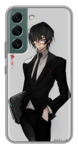 Чехол с печатью "Лелуш в очках" для Samsung Galaxy S22 Plus