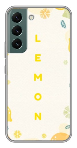 Чехол с картинкой "Lemon" для Samsung Galaxy S22 Plus