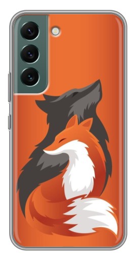 Чехол с печатью "Лиса ART" для Samsung Galaxy S22 Plus