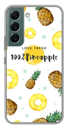 Чехол с принтом "Любовь к ананасам" для Samsung Galaxy S22 Plus