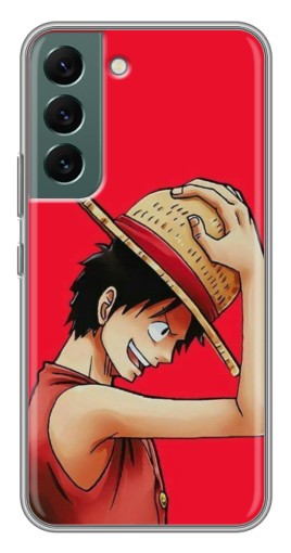 Силиконовый чехол с изображением "Манки в шляпе" для Samsung Galaxy S22 Plus