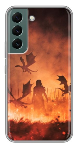 Чехол с картинкой "Мать драконов" для Samsung Galaxy S22 Plus