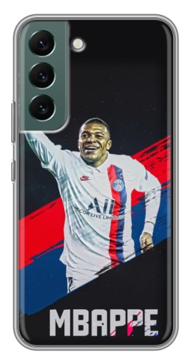 Чехол с картинкой "Mbappe в ПСЖ" для Samsung Galaxy S22 Plus