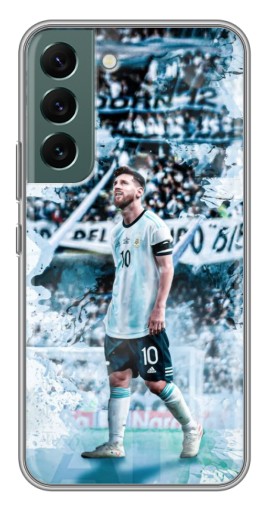 Чехол с печатью "Месси в Аргентине" для Samsung Galaxy S22 Plus