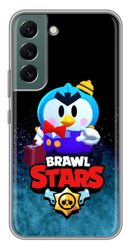 Чехол с печатью "Мистер Пи Бравл Старс" для Samsung Galaxy S22 Plus