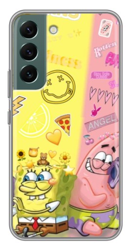Чехол с картинкой "Модный разговор" для Samsung Galaxy S22 Plus