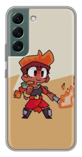 Чехол с принтом "Нарисованная Amber" для Samsung Galaxy S22 Plus