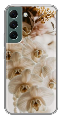 Чехол с картинкой "Нежная орхидея" для Samsung Galaxy S22 Plus