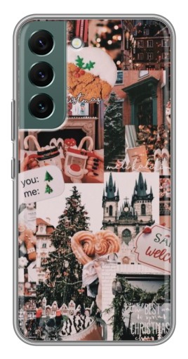 Чехол с печатью "Новогоднее настроение" для Samsung Galaxy S22 Plus