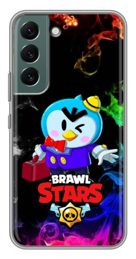 Чехол с печатью "Пингвин с игры" для Samsung Galaxy S22 Plus