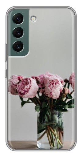 Чехол с принтом "Пионы в вазе" для Samsung Galaxy S22 Plus